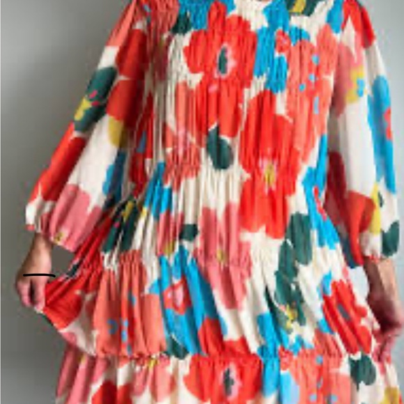 NWT Henley Chiffon Midi Floral Dress Size Small - Picture 10 of 10